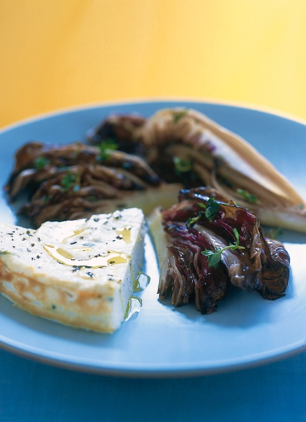 Baked Ricotta With Grilled Radicchio