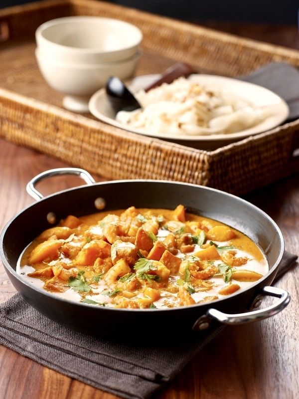 Red Prawn and Mango Curry