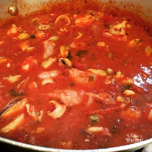 Image of Walter Biscardi's Mom's Christmas Eve Seafood Sauce