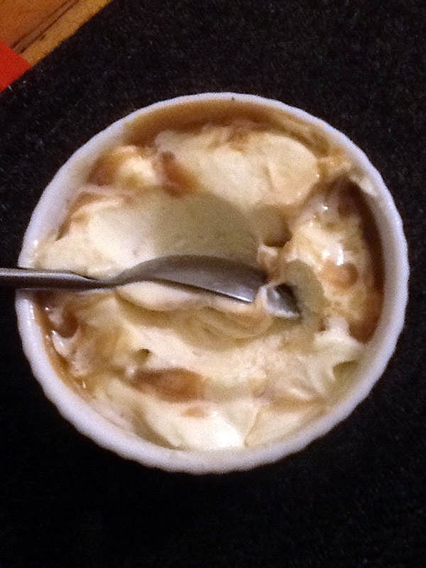 Laphroaig Ice Cream With Salted Caramel Swirl