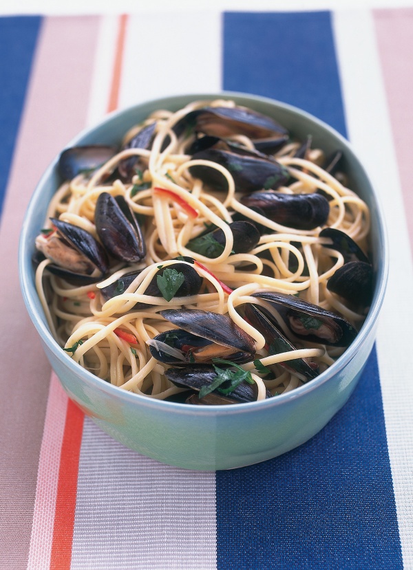 Linguine With Mussels