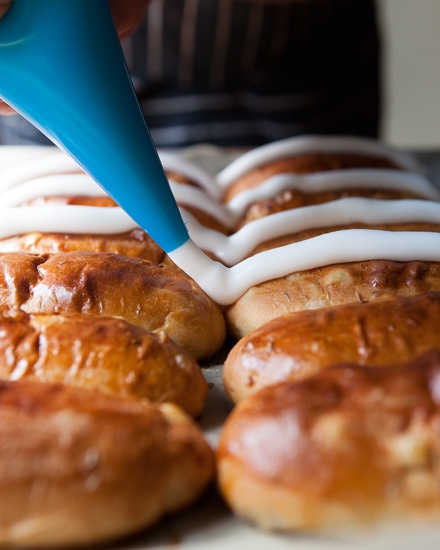 Image of Justin Gellatly's Iced London Buns