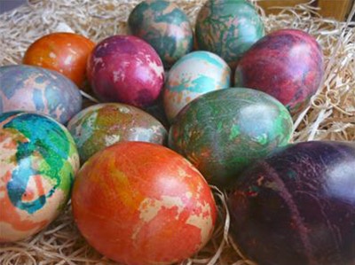 Marbled Easter Eggs