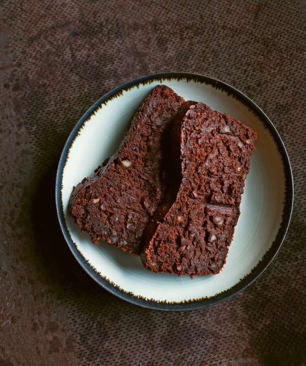 Image of Nigel Slater's Marsala Almond Chocolate Slice