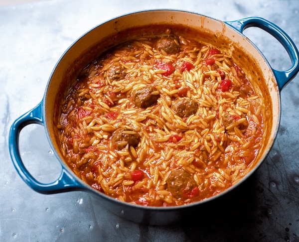 Image of Nigella's Meatballs With Orzo