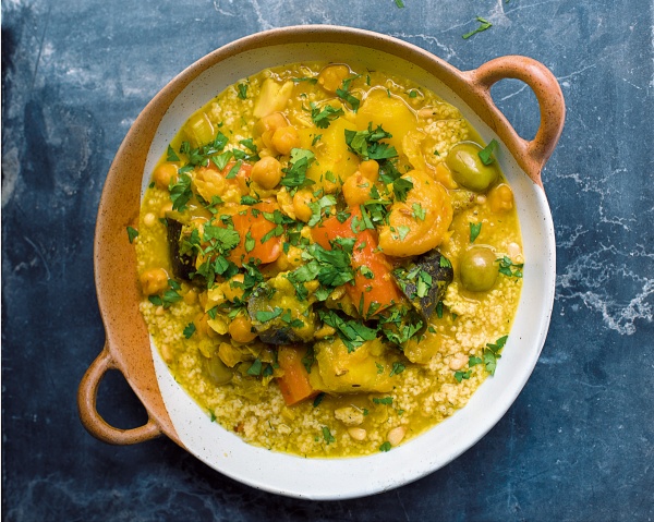 Image of Nigella's Moroccan Vegetable Pot with Couscous