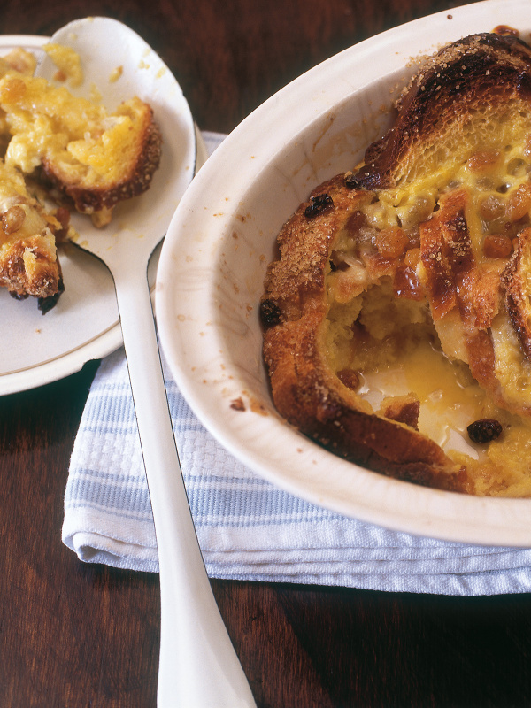 Orange Scented Brioche Pudding