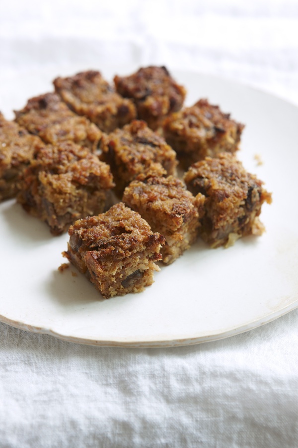 Panettone Stuffing Squares