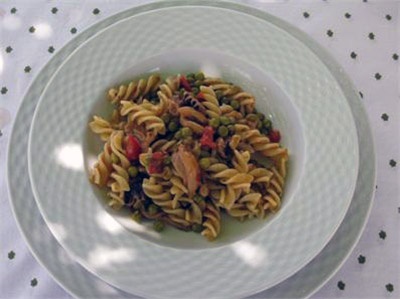 Pasta Con Seppie E Piselli