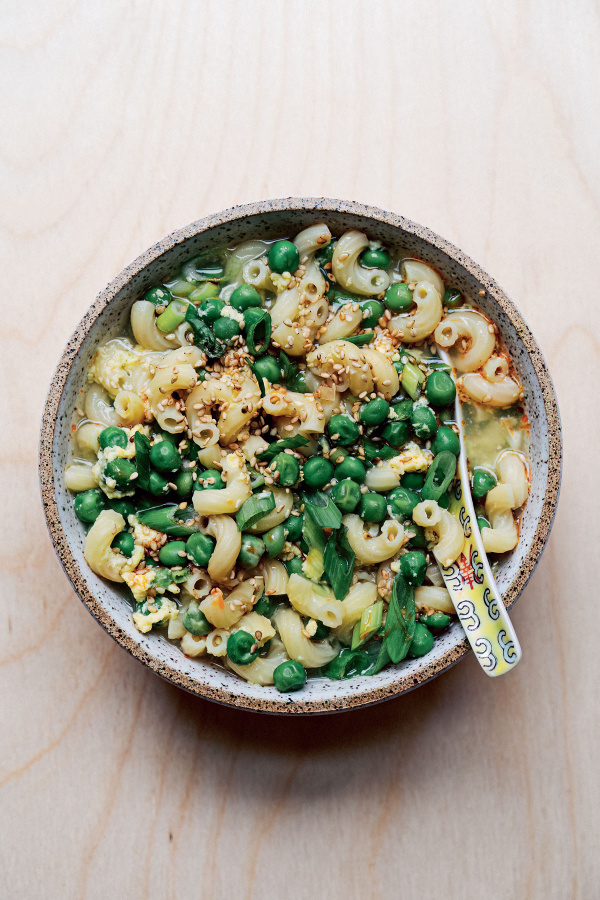 Image of Hetty Lui McKinnon's Pea Egg-Drop Macaroni Soup