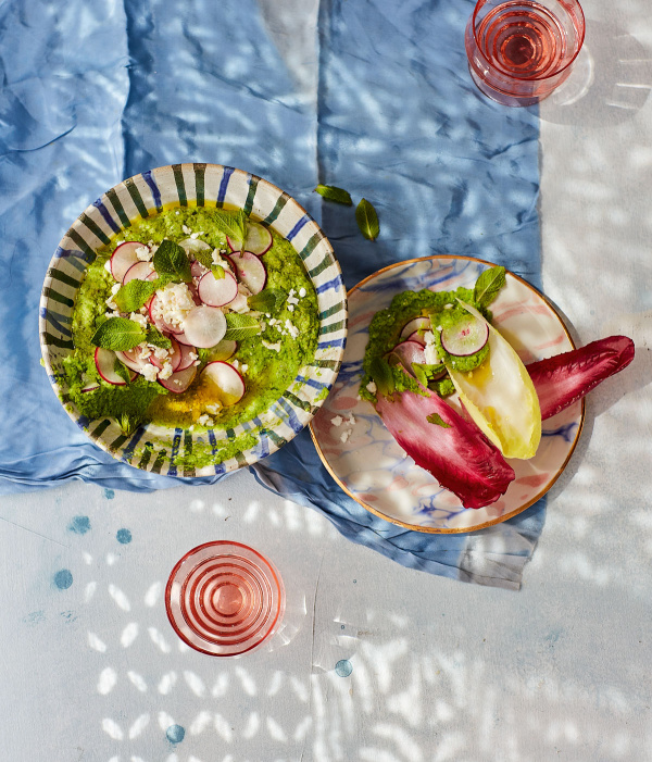 Image of Ravinder Bhogal's Pea, Preserved Lemon and Mint Dip