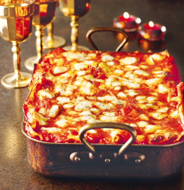 Image of Nigella's Pumpkin and Goat's Cheese Lasagne