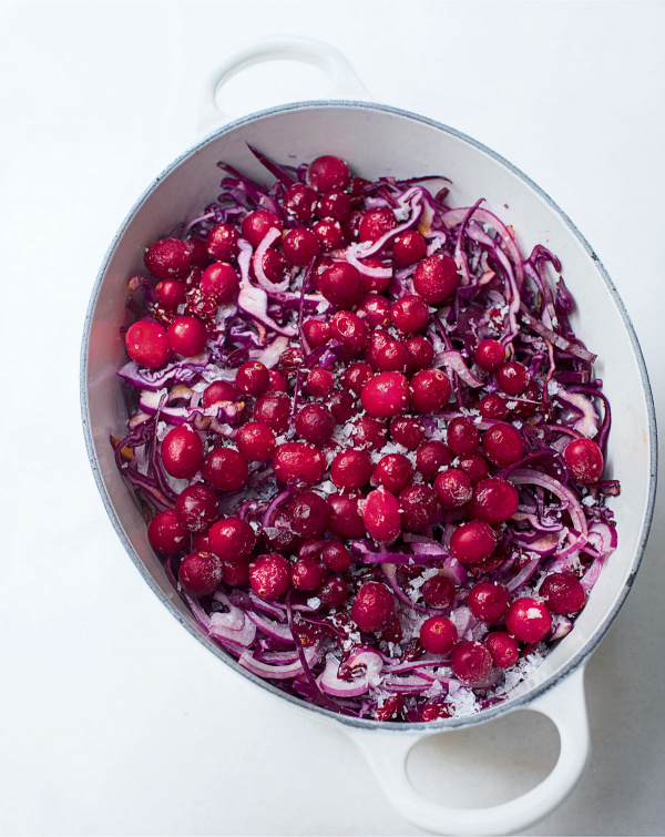 Image of Nigella's Red Cabbage with Cranberries