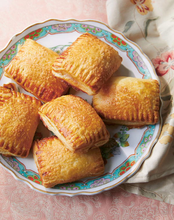 Image of Eleanor Ford's Rhubarb, Cardamom and Ricotta Parcels