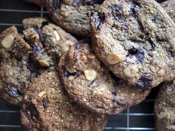 Rich Chocolate and Hazelnut Cookies