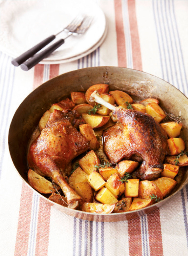 Image of Nigella's Roast Duck Legs and Potatoes