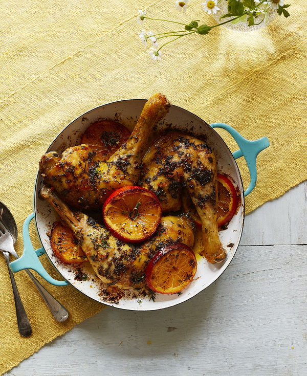 Image of Kim Duke's Roasted Garlic, Orange and Thyme Chicken