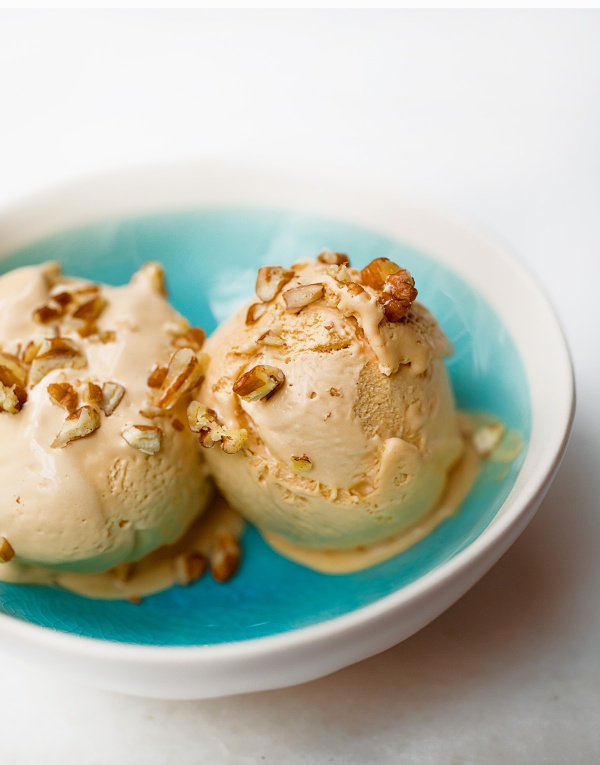 Image of Nigella's Salted Caramel Bourbon Ice Cream