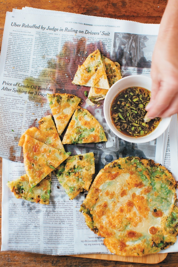 Image of Kate Winslow and Guy Ambrosino's Scallion Sesame Pancakes