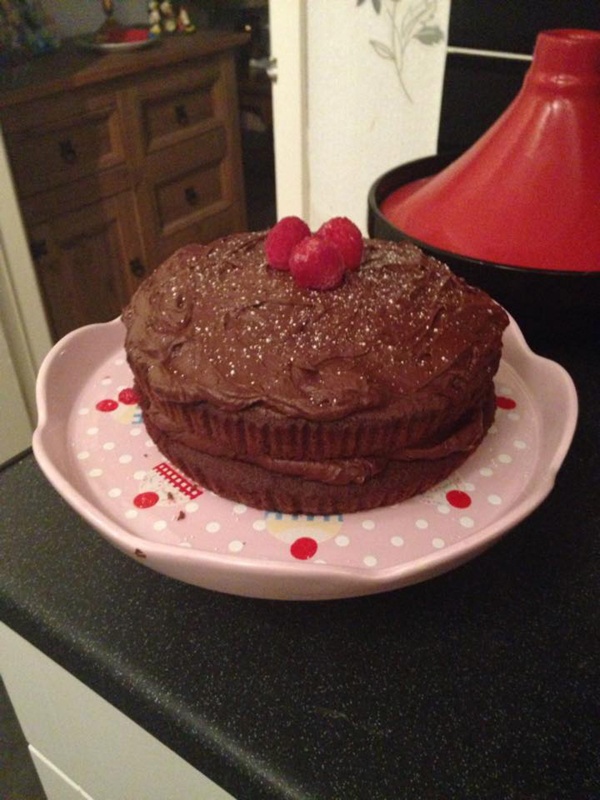 Scrumdiddlyumptious Chocolate & Pecan Brittle Cake