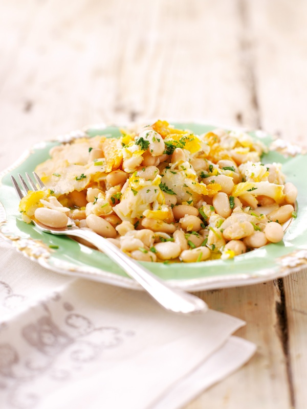 Smoked Cod and Cannellini Beans