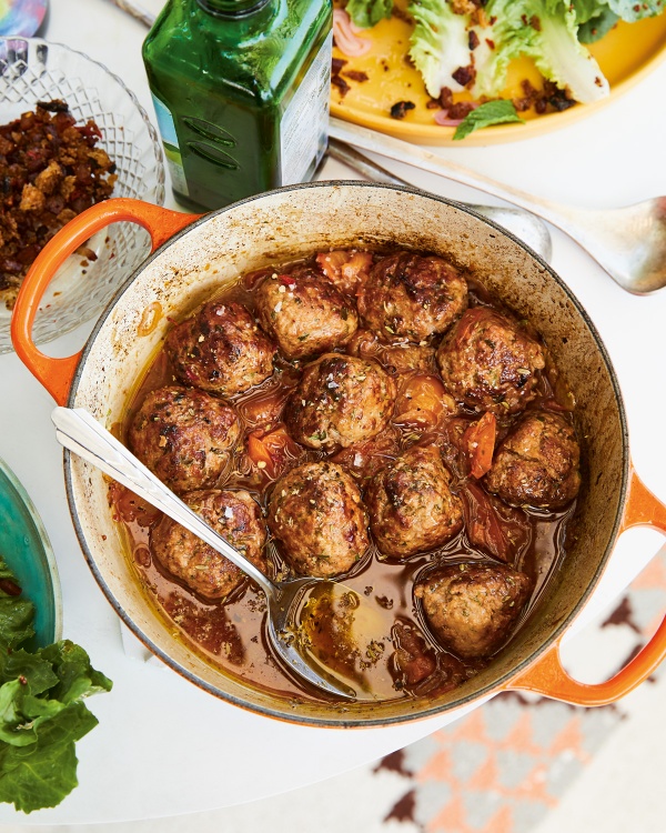 Image of Alison Roman's Spicy Pork Meatballs