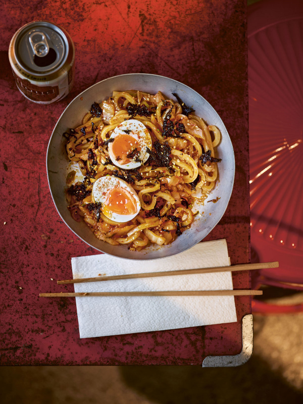 Image of Su Scott's Stir Fried Buttered Kimchi Udon