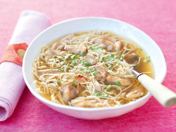 Image of Nigella's Sunday Night Chicken Noodle Soup