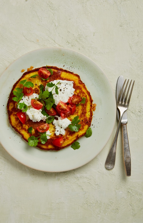 Image of Niki Segnit's Sweetcorn Griddle Pancakes