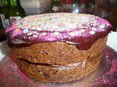 Toasted Hazelnut Birthday Cake