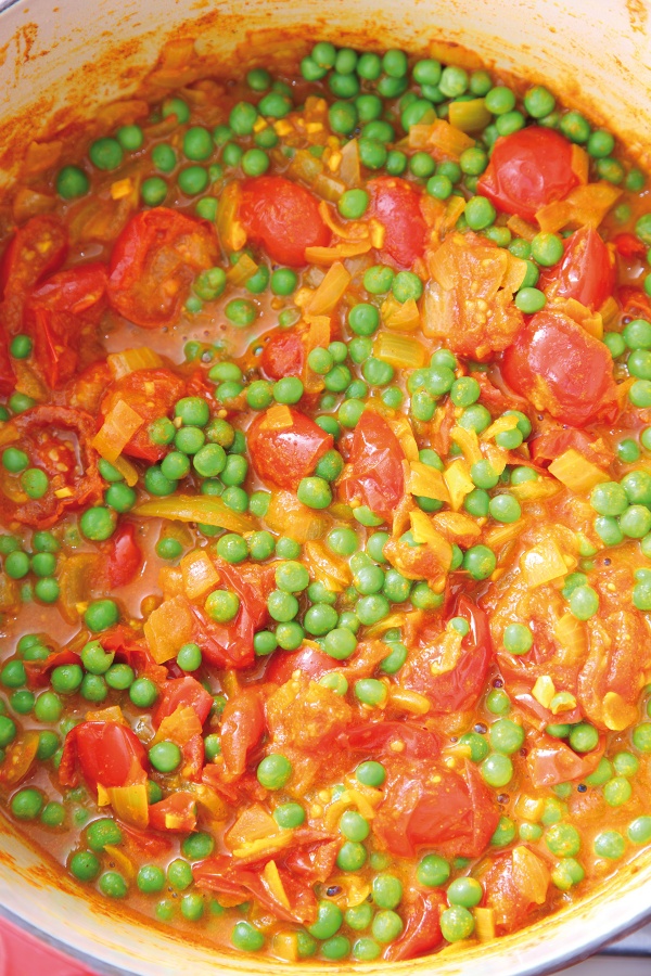 Tomato Curry With Coconut Rice