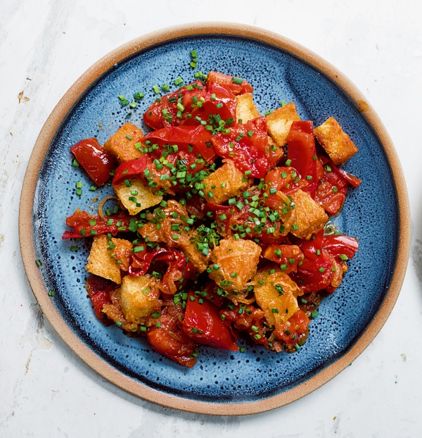 Image of Nigella's Tomato and Fried Bread Hash