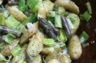 Warm Potato and Asparagus Salad